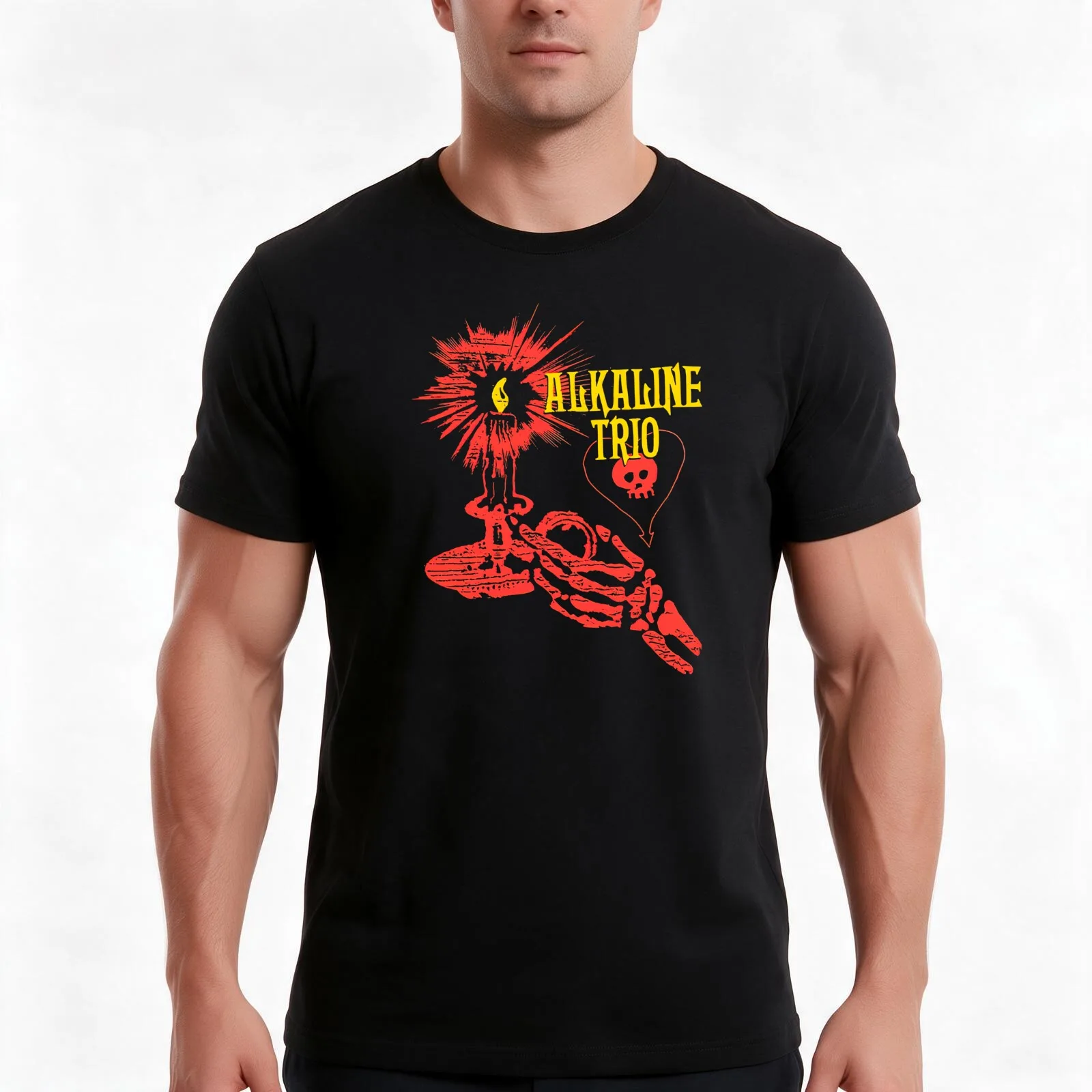 Alkaline Trio Merch T-Shirt Summer Casual Cotton Tee Oversized Streetwear Tops Vintage Graphic Print Loose Fit Short Sleeve