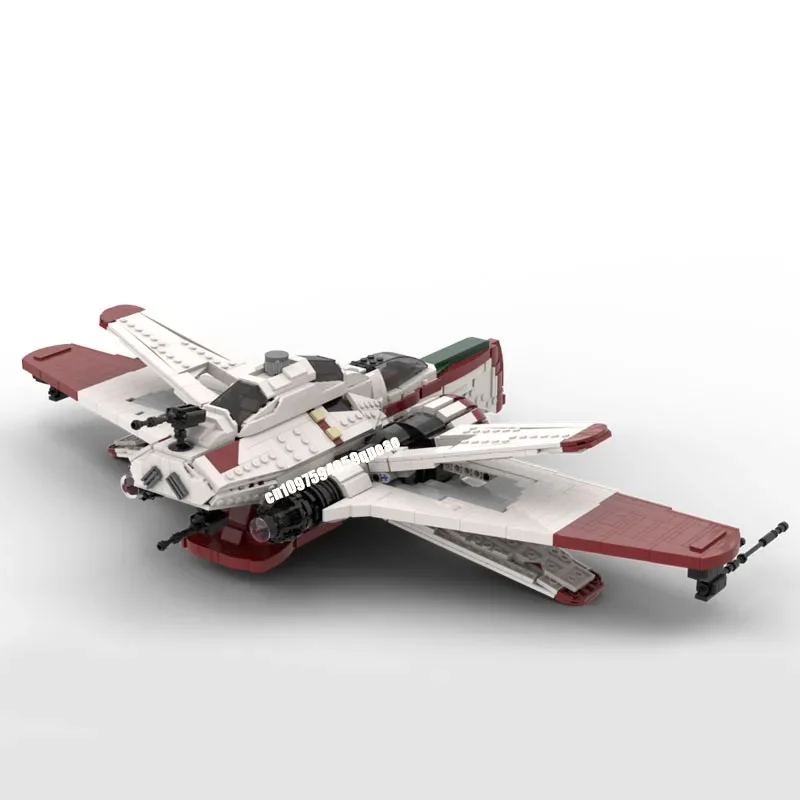 New 2442Pcs Famous Star Battle Movie Moc Arc-170 Galaxy Fighter Model Diy Creative Ideas Child Toy Birthday Gift Custom Puzzle