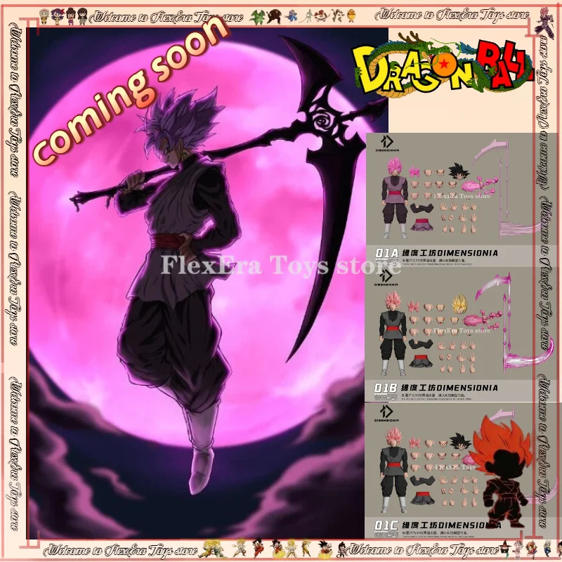

Brand New Dimension Workshop Dragon Ball Anti-God Scythe Lord Black Goku Zamasu Super Saiyan 3.0 Action Figure Toy 【Pre-order 】
