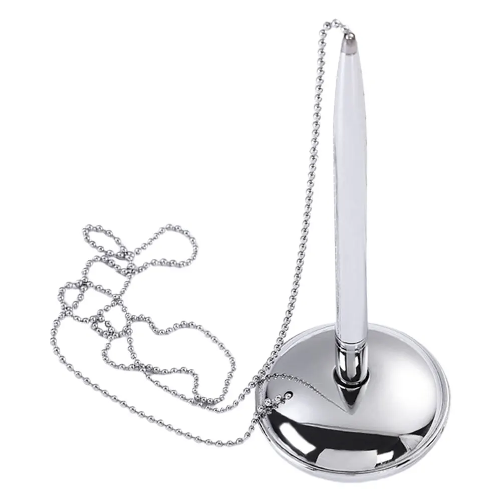 

Signature Pen Smooth Writing Vibrant Color Ergonomic Standing Desk Pen For Bank Office Hotel Guest Book Signing Table Fixed