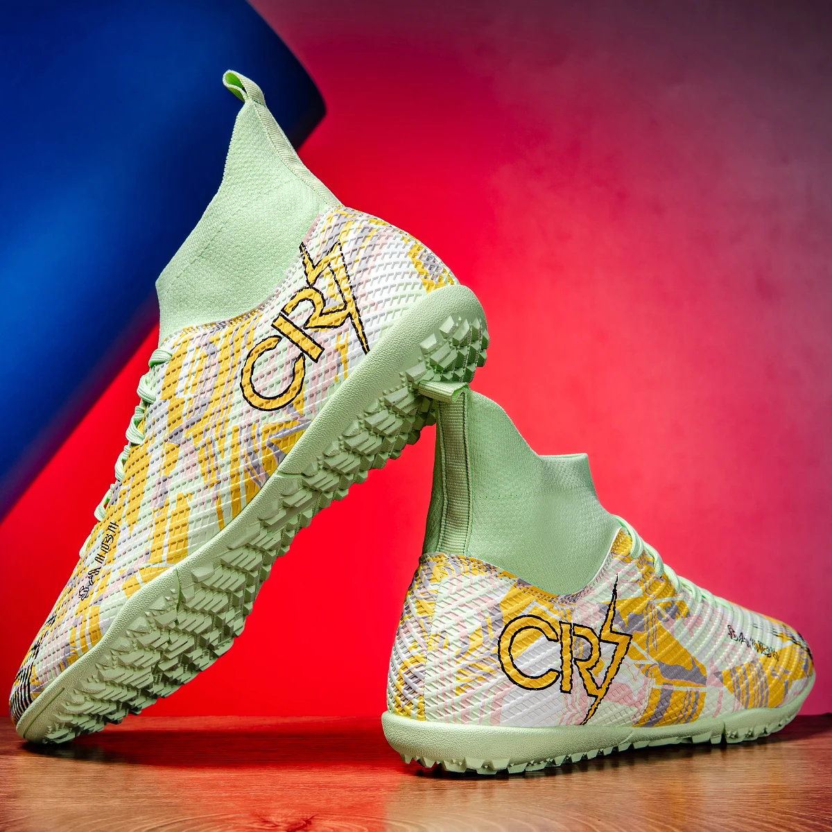 أحذية كرة القدم الاحترافية للرجال والنساء العالمية؛ كرة مضادة للانزلاق للتدريب على العشب المربط السداسي للرجال والنساء؛ المهنة #6