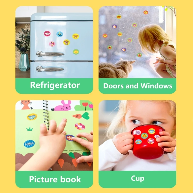 Educational Stamp Stickers for Children with Activity Book Preschool Learning Craft Art Supply Stamp Toy for Kids