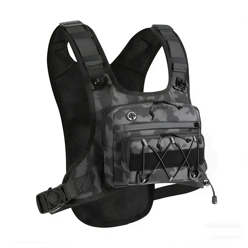 Lauf-Brusttasche Outdoor-Sportweste Rucksack für Wandern Rennen Marathon Tasche Herren Damen Sport Taktische Tasche Camping-Rucksack