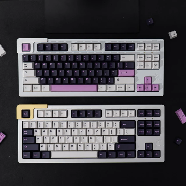 Mechanical Keyboard 84 Keys | Cherry Profile Keycap | Amethyst Keycaps 253  - Set 253 - Aliexpress