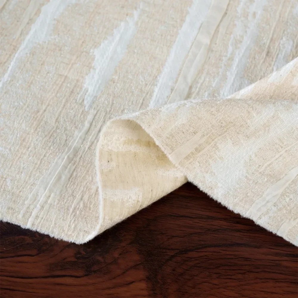 

Beige Cotton Linen Jacquard Fabric for Suit Jacket Artistic Dress Creative Designer Fabrics By Meter Diy Sewing Material Cloth