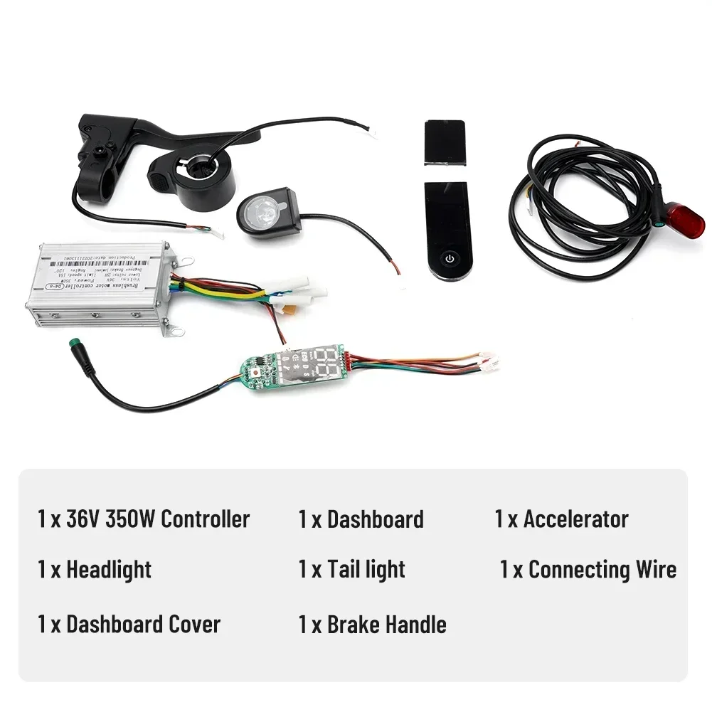 Scooter Controller Dashboard Accelerator Replace 36V 350W Display For -XiaoMi M365 Electric Scooter Accessories Safety Parts