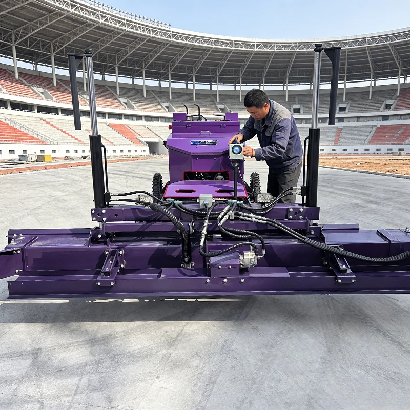 Concrete Laser Self Leveling Screed Intelligent Laser Leveling Machine High Efficiency Land Ground Tool for Smooth Flooring
