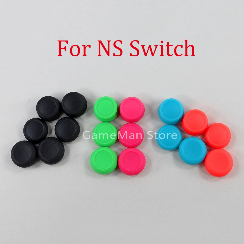 

6sets 6 in 1 Non-Slip Silicone Joystick Caps Analog Grip Button Cover for Nintendo Switch JoyCon Accessories