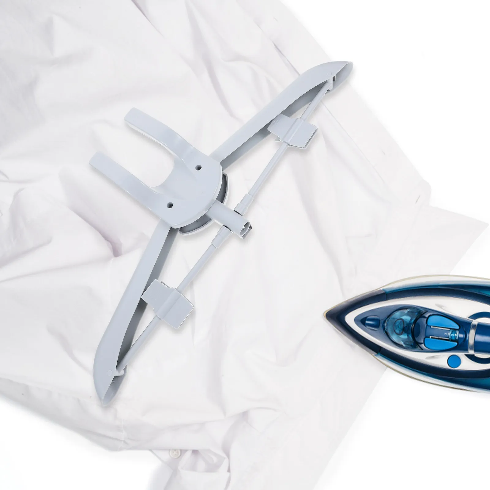 

Garment Steamer Hanger Foldable Ironing Clothes Hanger Plastic Material Supports Cotton Wool Down Jackets Shirts Suits