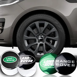 4pcs 56MM Car Wheel Center Covers Badge Hub Cap Sticker For Land Rover Range Rover Discovery 3 4 Velar Freelander 1 2 SVR Evoque