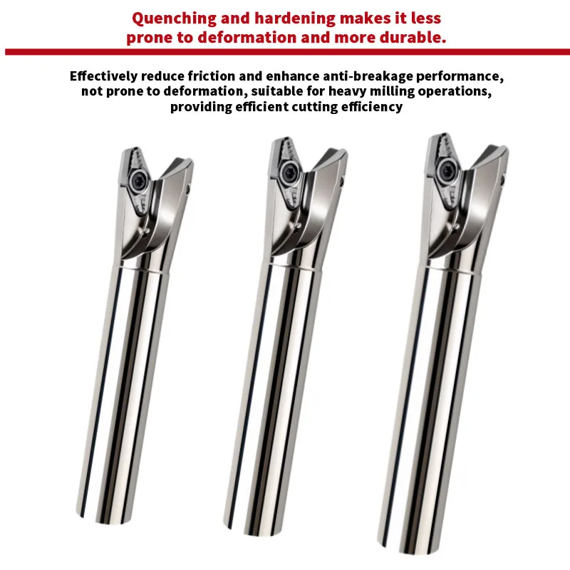 SB90 internal cooling series fast feed milling cutter bar R3 roughing water outlet cutter head VCGT220530 aluminum blade
