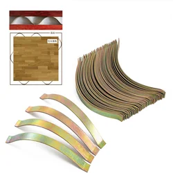 50PCS Multi Layer wooden Floor Spring  Between the wood Floor and the wall  Contraction Galvanized steel Flat Wire Springs