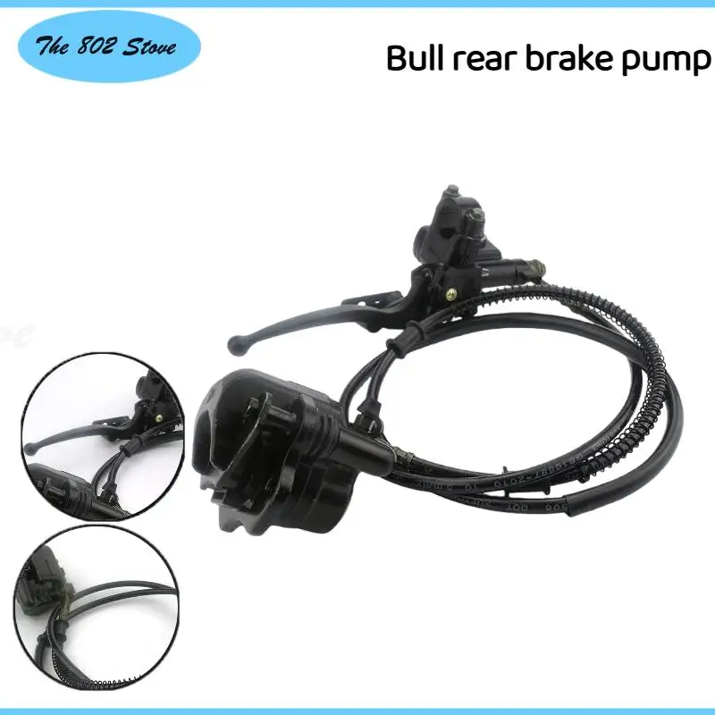 

Universal Motorcycle Rear Brake Master Cylinder with Caliper for 50CC 70CC 90CC 110CC 125CC 150CC 200CC 250CC ATV Quad
