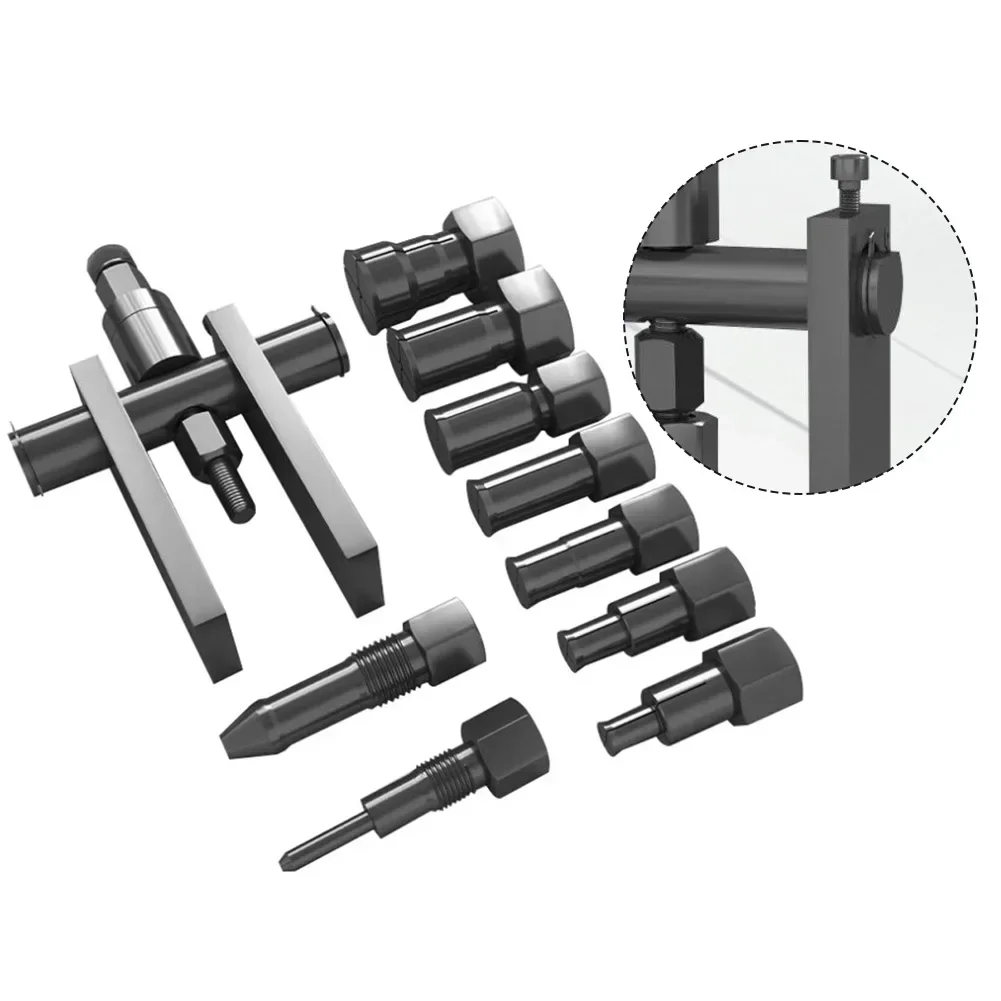 10pcs 8-25mm Motorcycle Blind Inner Bearing Puller Kit Extractor Puller Tool Kit Motorcycle Inner Bearing Removal Tool