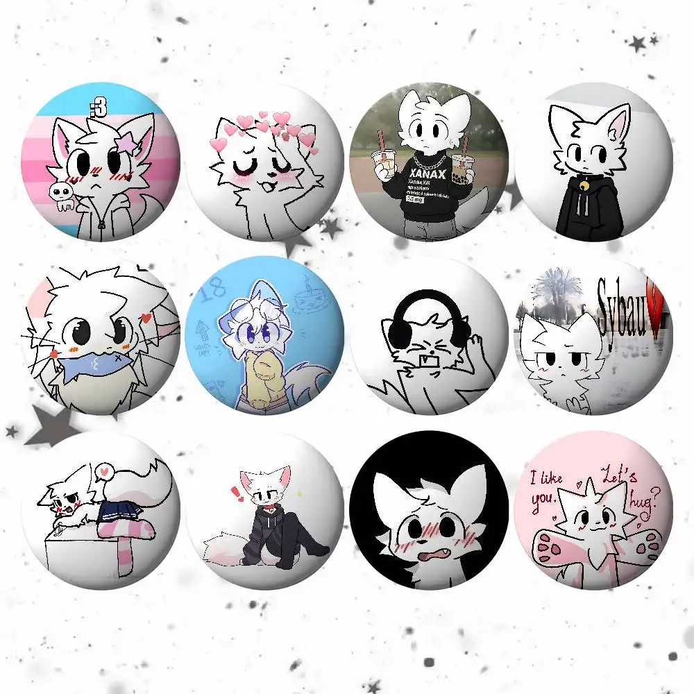 

B-Boykisser Silly Cat Badges Fans' Cartoon Lapel Pins Brooch Emblem Trinkets Gifts Folks Backpack Decor Jewelry Pieces