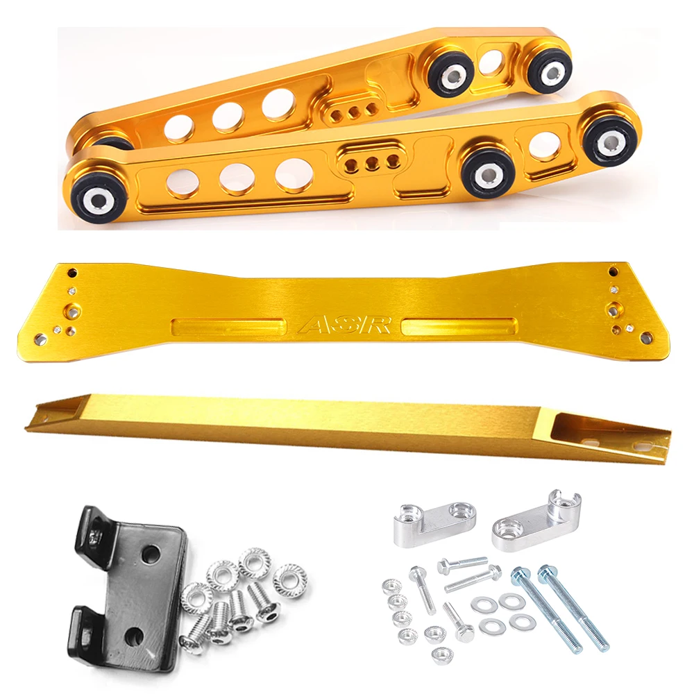 Easy to install Rear Subframe EG With ASR logo Lower Control Arms LCA EG + Lower Tie Bra EG FOR Honda Civic EG 92-95