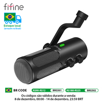 FIFINE Tank3 Heavy-Duty Metal USB/XLR Dynamic Microphone for Podcasting, Studio-Grade Recording, Noise Reduction & Premium Sound