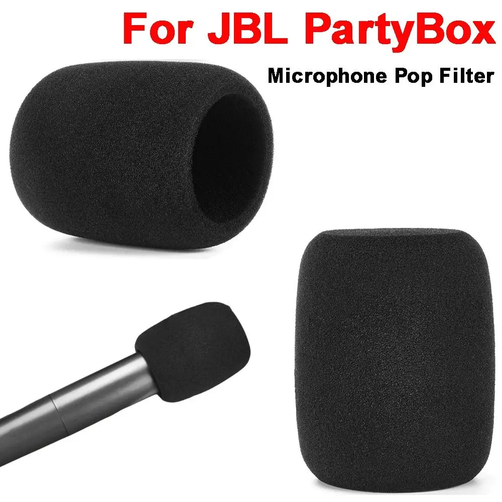 Cubierta de Repuesto para Micrófono, Esponja Flocada, Filtro Antipop, Cubierta para Micrófono a Prueba de Viento para JBL PartyBox Wireless