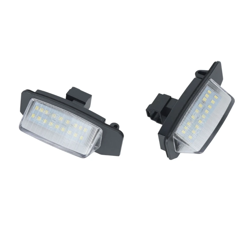 Rear Plate Light Repair Pair with Integrated LED Housing and Socket