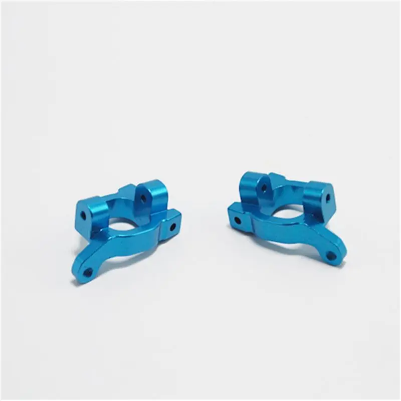FBIL-2Set For Wltoys 1:14 144001 RC Car Full Upgrade Spare Parts Metal C Seat Steering Cup Swing Central Drive Shaft,Blue