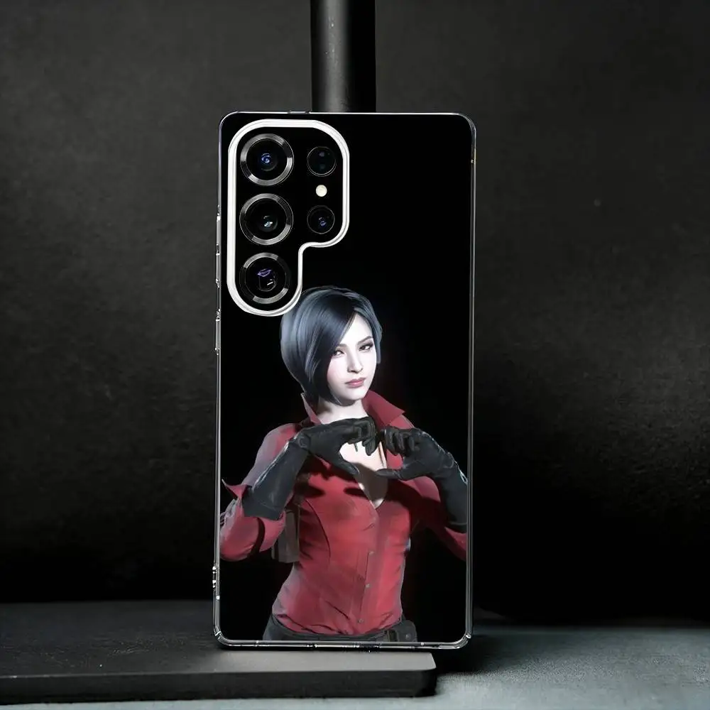 Ada Wong R-Resident E-Evil   Phone Case For Samsung S25,S24,S21,S22,S23,S30,Ultra,S20,Plus,Fe,Note,10,9,5G Transparent Cover