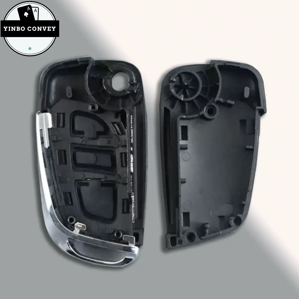 YINBO- 2/3Buttons Modified Remote Car Key Shell For Peugeot 107 207 307 307S 308 407 607 Citroen C2 C3 C4 Fob VA2/HU83 Ce0523