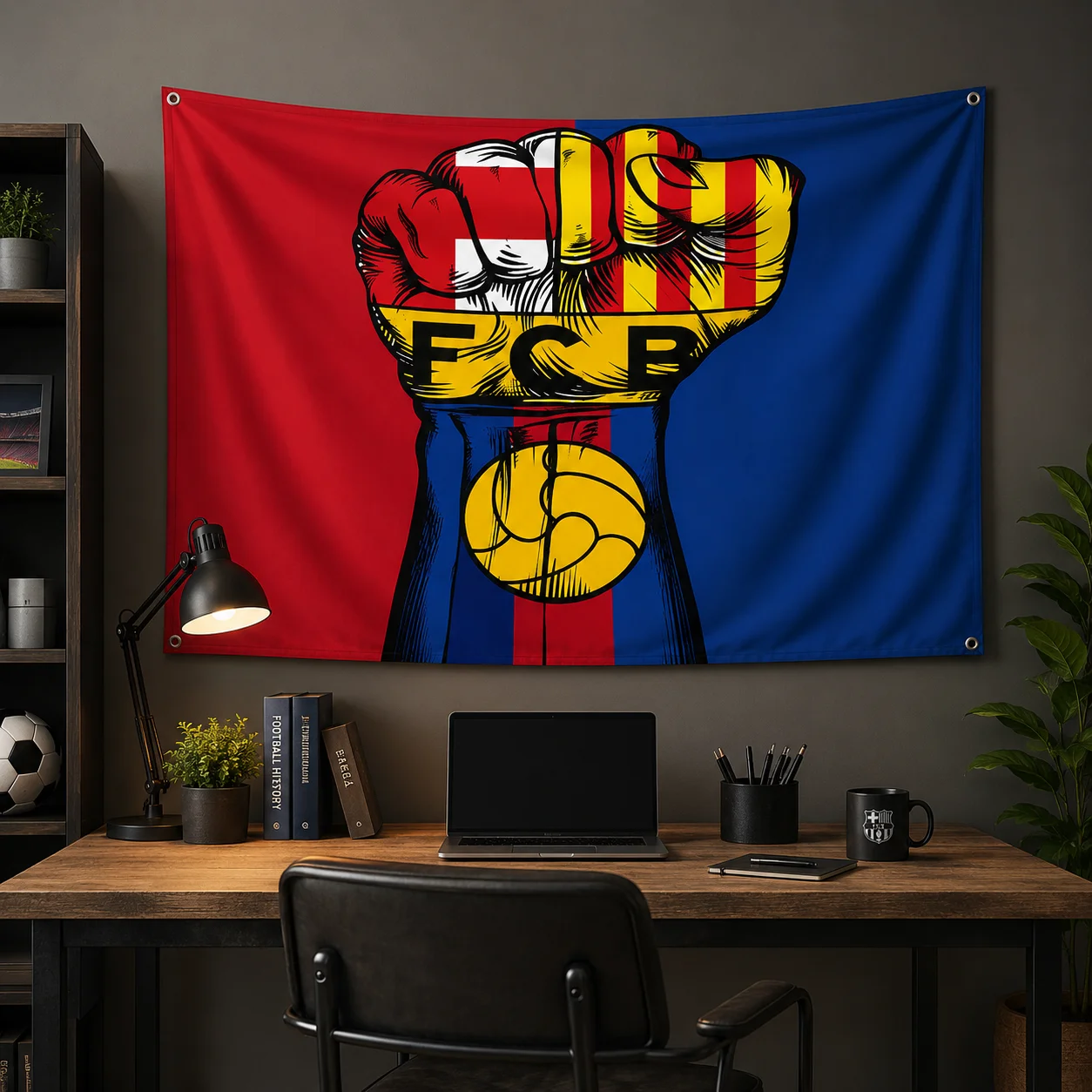 Home Barcelona - Barcelona Theme Backdrop Tapestry Bedroom Party