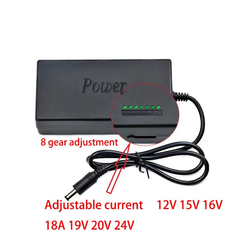 96W portableUniversal acc zasilacz do laptopa 12V 15V 16V 18V 19V 4.5A 20V 24V ładowarka do Dell Toshiba Hp Asus Acer Sony Lenovo