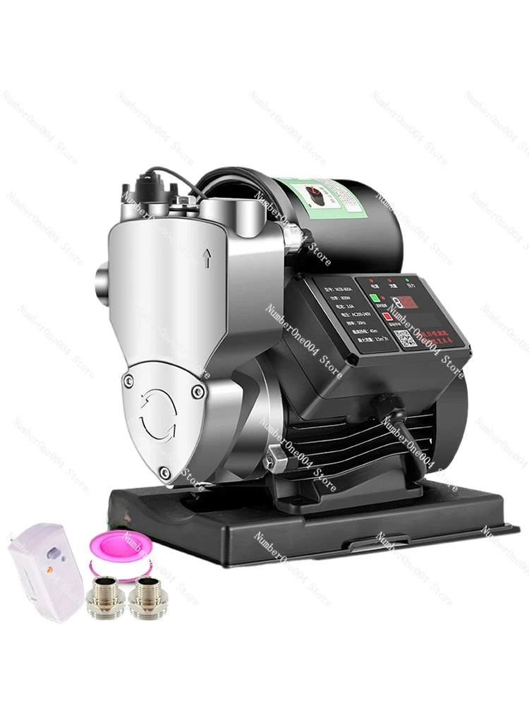 

Frequency Conversion Stainless Steel Booster Pump Household Tap Water Booster Pump Automatic Mute 220V Pipe Self-Priming Pump
