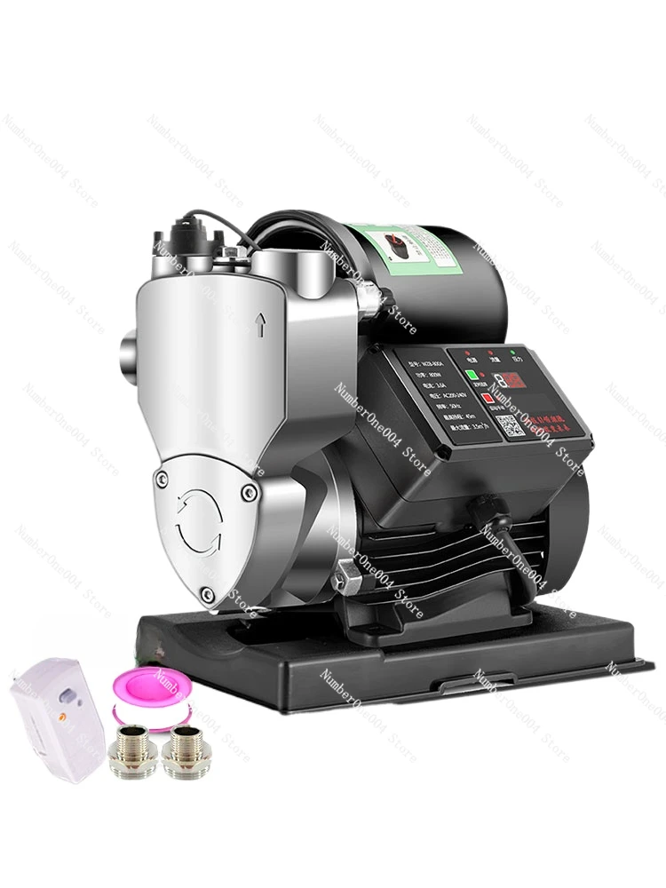 Frequency Conversion Stainless Steel Booster Pump Household Tap Water Booster Pump Automatic Mute 220V Pipe Self-Priming Pump