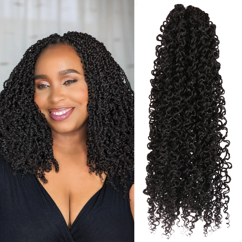 

Hair Nest Synthetic Pre-twist Passion Twist Hair Bohemian Yanky Twist Crochet Braids Kinky Twists Braiding Hair For Black Women