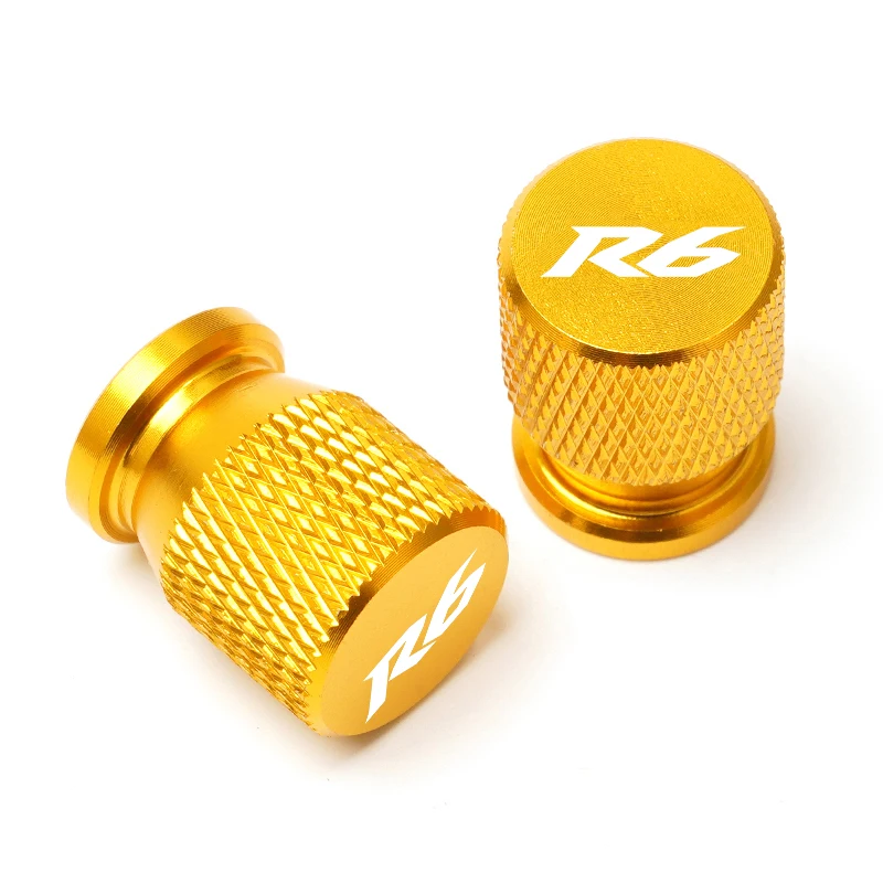 Motorcycle Tire Valve Air Port Stem Cover Cap Plug CNC Aluminum Accessories For Yamaha YZFR6 YZF-R6 YZF R6 R6S 1999-2015