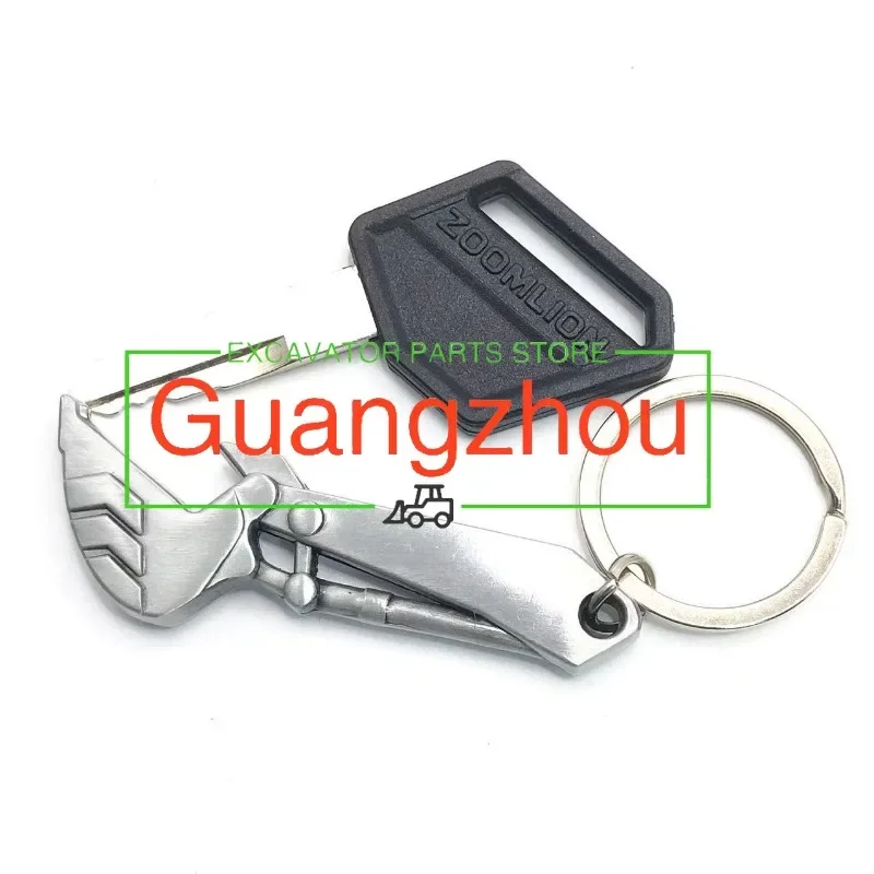 

Excavator Engine Parts For Zoomlion Ignition Start Side Door Lock Key with Keychain ZE75 85 135 155 205 210 215 220 230 245