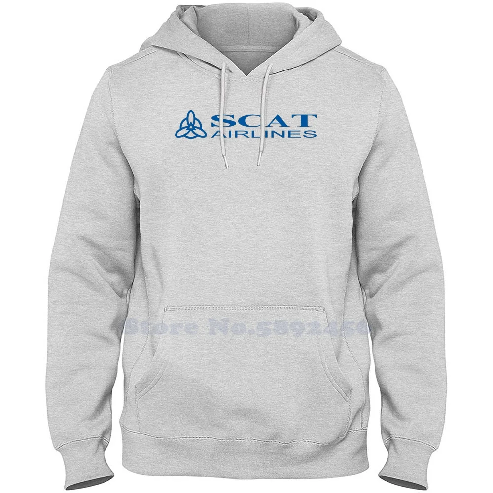 

Scat Airlines Unisex Clothing 2023 Sweatshirt Printed Brand Logo Graphic Hoodie