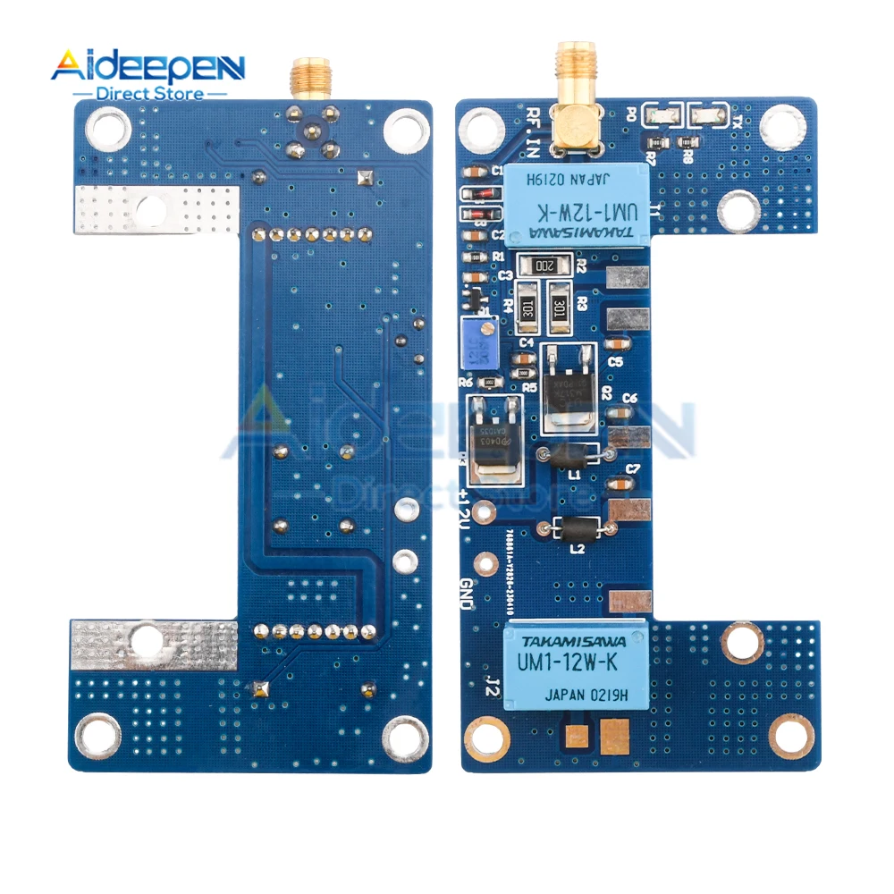 RF Power Amplifier Board Transceiver Circuit PCB Walkie-talkie DC 10-13.8V 10-80W DIY Module