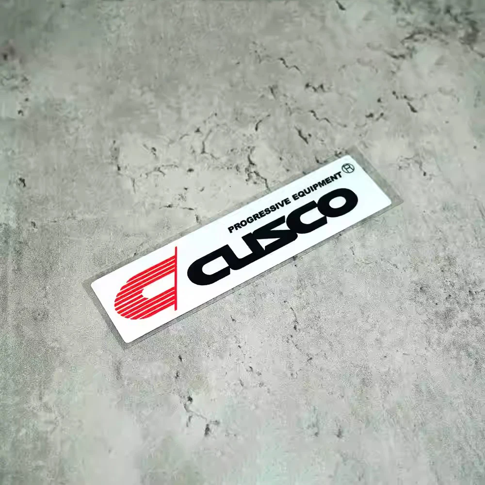 ملصقات فينيل لتصفيف السيارة لـ CUSCO المعدات التقدمية راعي اليابانية المعدلة الشريط خوذة السيارات الجسم نافذة الباب ملصق مائي #2