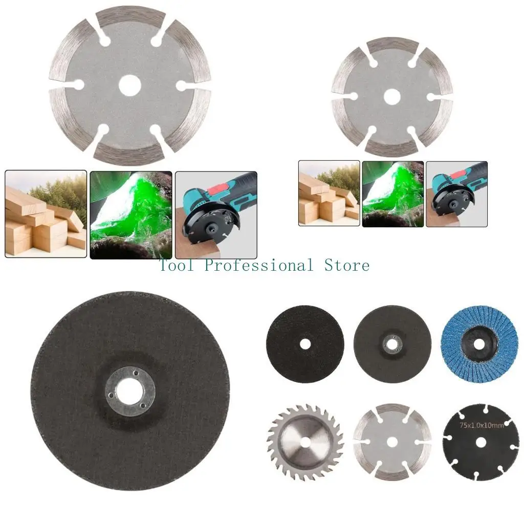 57qf-6-個-75-ミリメートル空気圧切断ディスク研磨パッドアングルグラインダーホイール研削