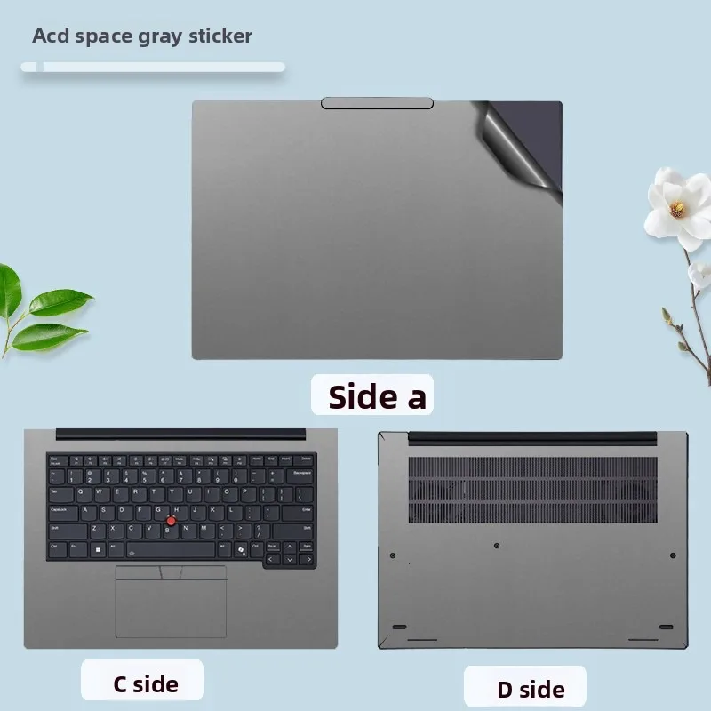 For ThinkPad T14s /P14s Gen6/ 5/4/3/2 Notebook computer solid color skin body sticker scratch-proof shell protective filml