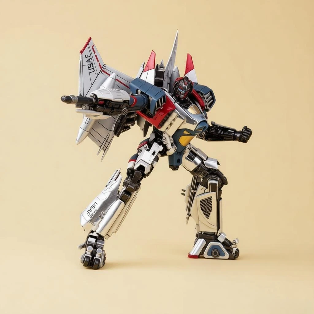 Trumpeter SK02 Blitzwing, Juguetes de Anime Transformables, Kit Inteligente de Montaje sin Pegamento, Figuras de Acción de Robots, Juguete para Niños, Regalo Familiar