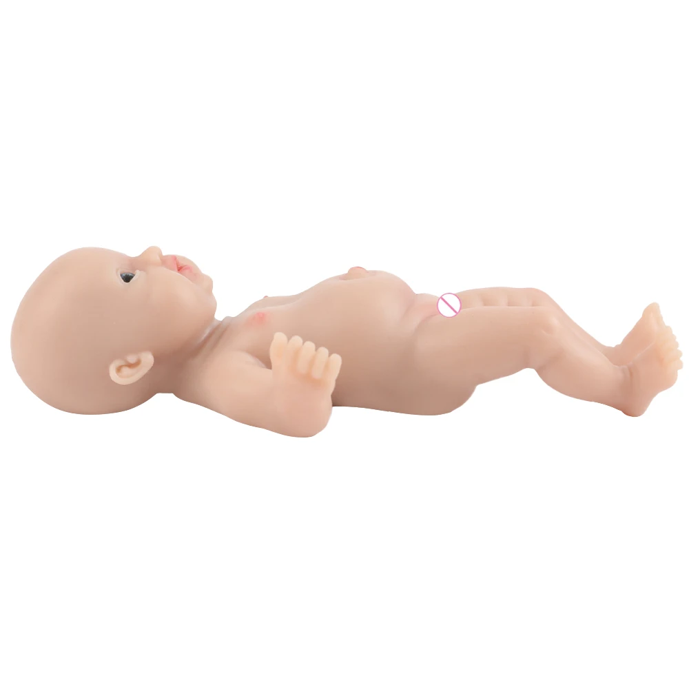 IVITA 7 "Mädchen Frühchen Ganzkörper Silikon Reborn Baby Puppe Lebensechte Mini Realistische Puppe Überraschung Kinder Antistress Spielzeug Puppen