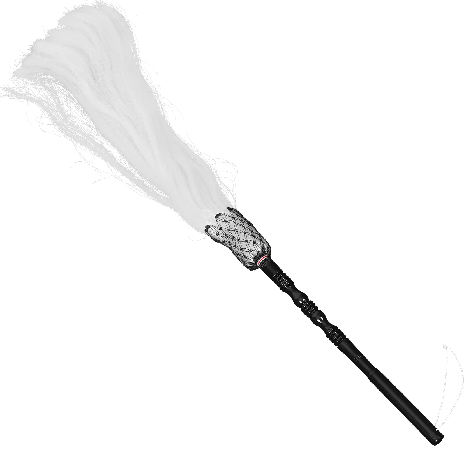 Buddha Dust Whisk Taoist Duster Horsetail Handheld Taoism Solid Wood Lightweight