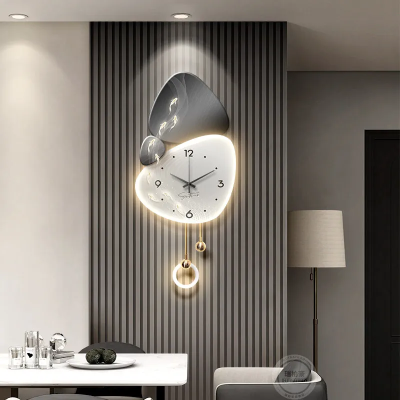 Modern High Quality Wall Watch Light Luxury Design Creative Aesthetic Clock Wall Fashion Bedrooms Reloj De Pared Home Decor