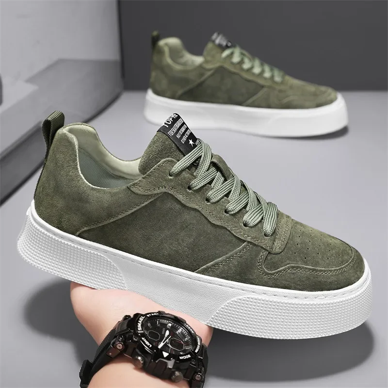Sapatos baixos masculinos da moda para outono e inverno, leves e confortáveis, sola macia esportiva, antiderrapante, viagens casuais