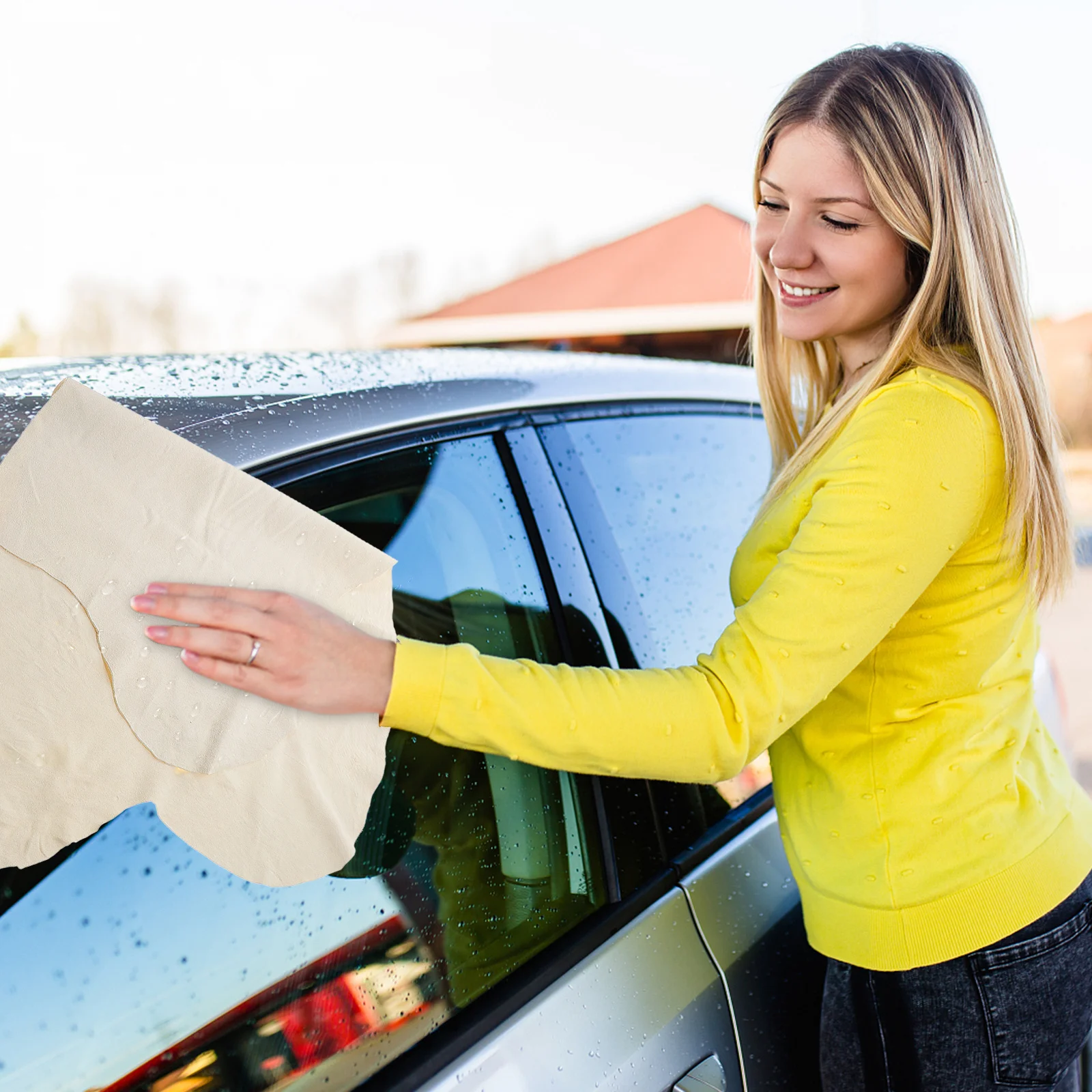 

Microfiber Car 35X50Cm Ultra Absorbent Scratch-Free For Auto Glass Body Drying Polish Wash Detailing