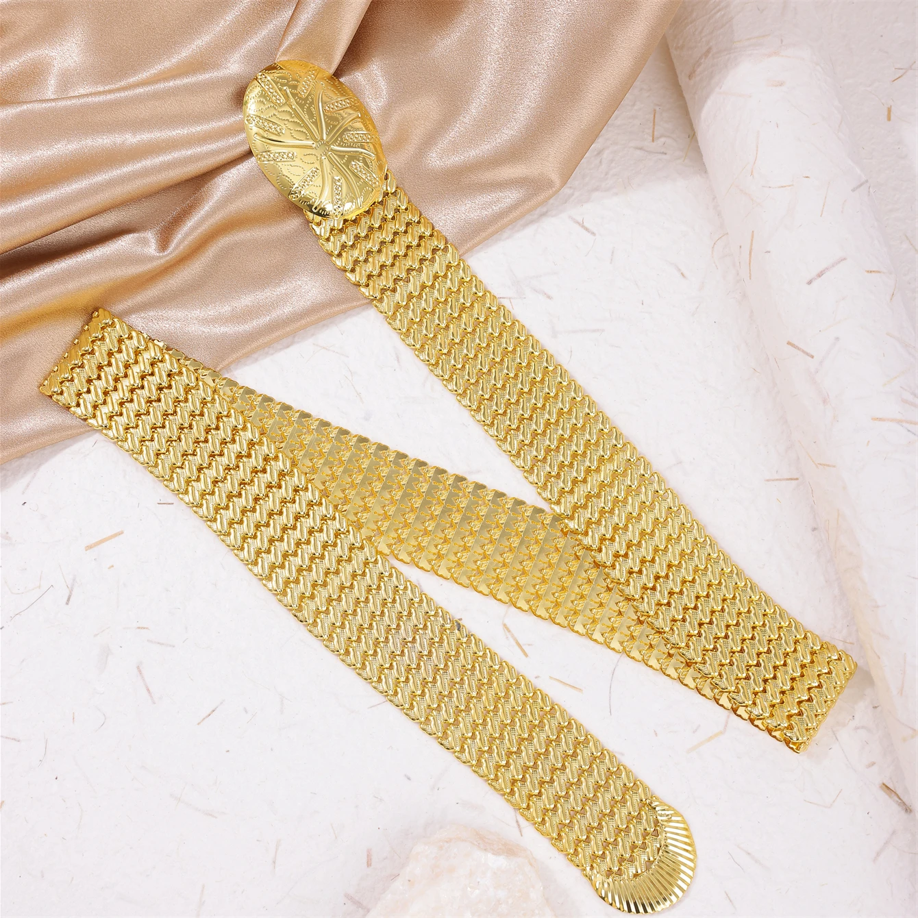 Moroccan Chic Robe Belt Delicate Wedding Dress Round Waist Chain Jewelry