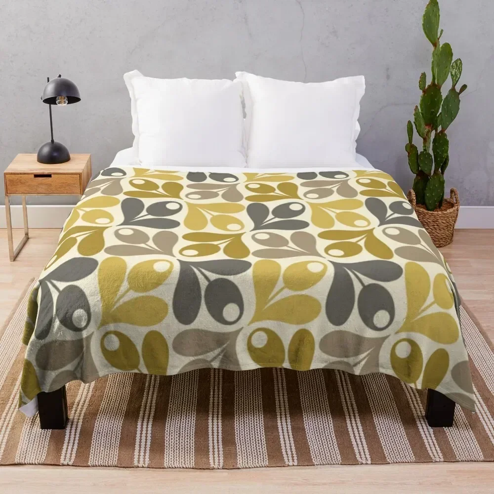 

orla kiely acorn flowers,kiely pattern, orla kiely abstract flowers Throw Blanket No Pilling Soft Warm Blanket for Bed
