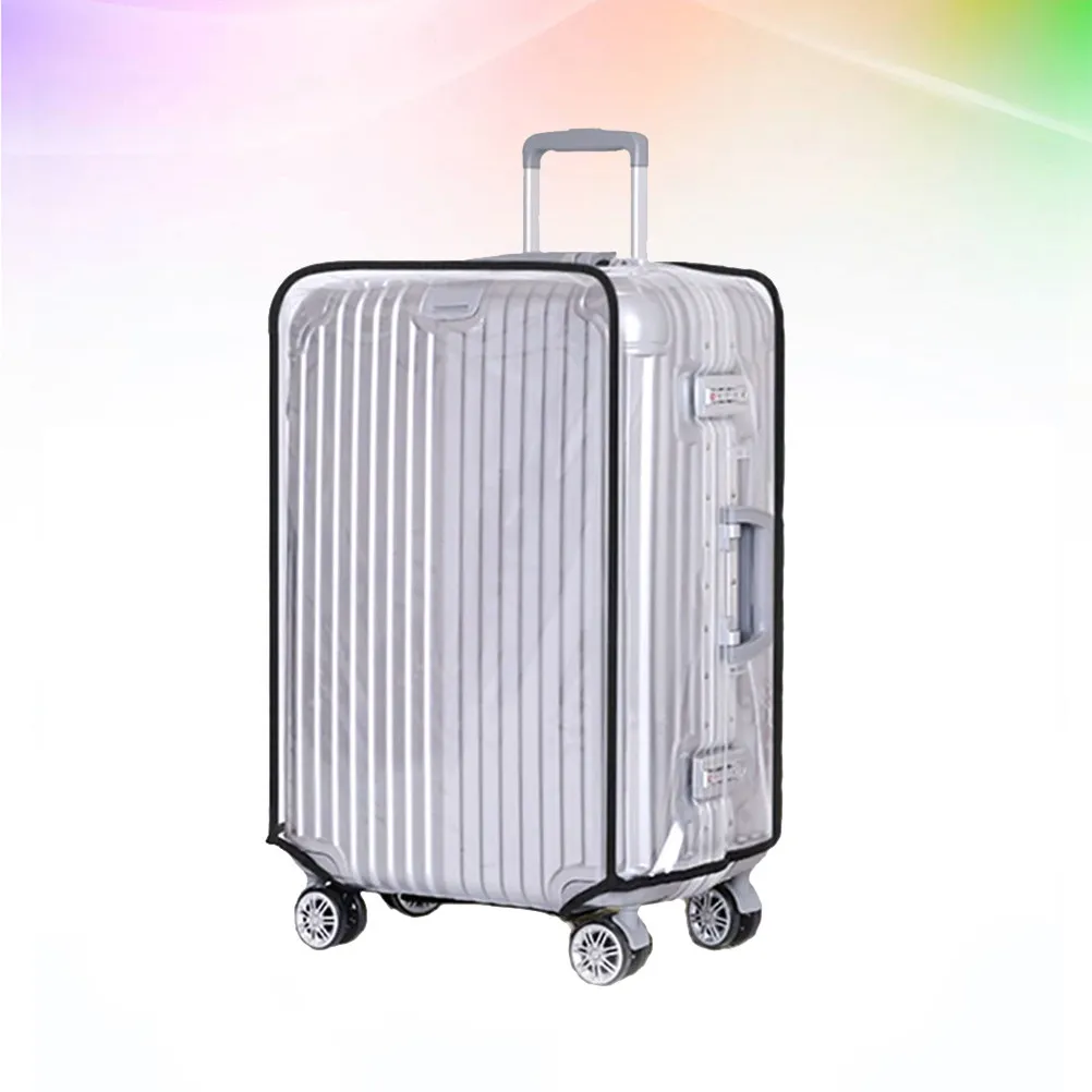 

Прозрачный чехол для дорожного чемодана 26 дюймов, защитный чехол из эластичной ткани, устойчивый к царапинам, для чемодана на колесиках