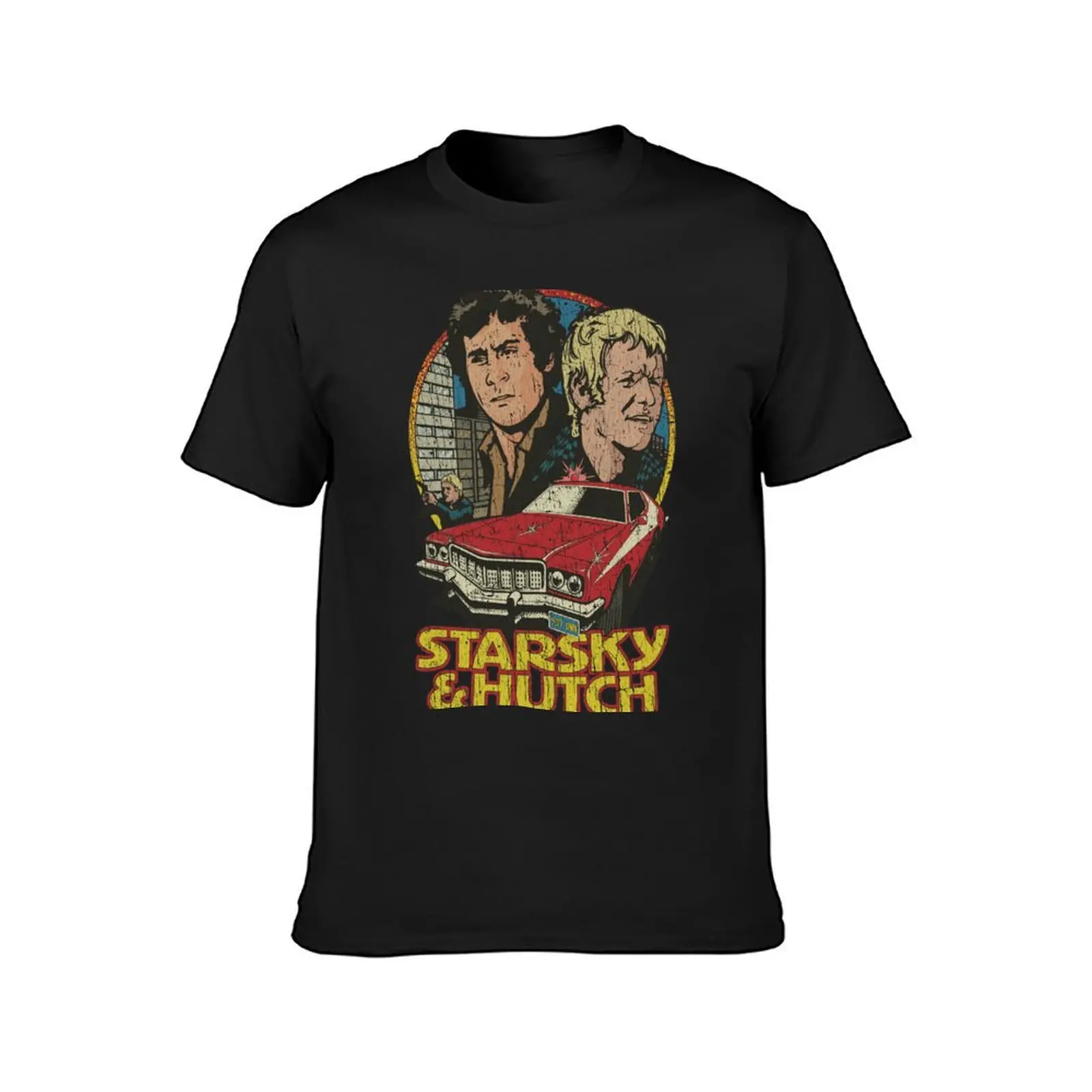 Starsky & Hutch Death Ride 1975 T-Shirt oversized tees korean fashion sweat slim fit t shirts for men