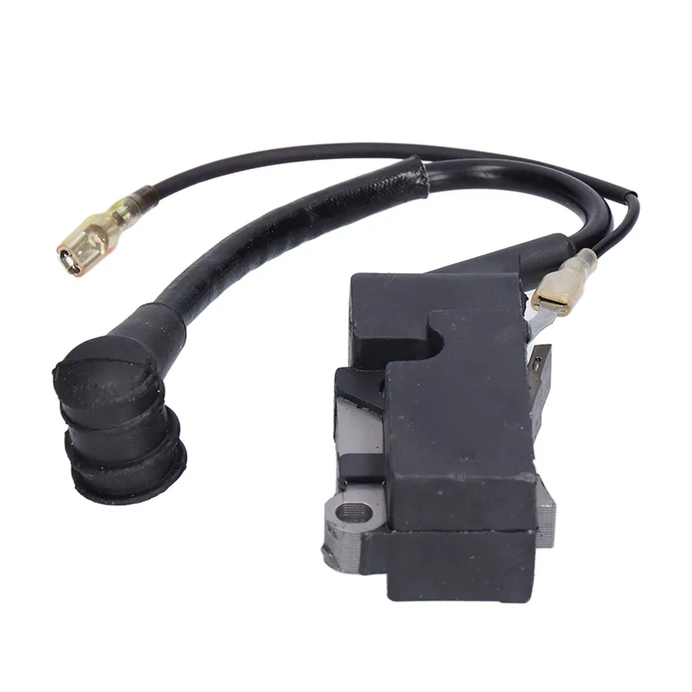 Black Ignition Coil Module With Wire Metal Ignition Coil Kit High Voltage Output for 4500 5200 5800 45cc 52cc 58cc Chainsaw