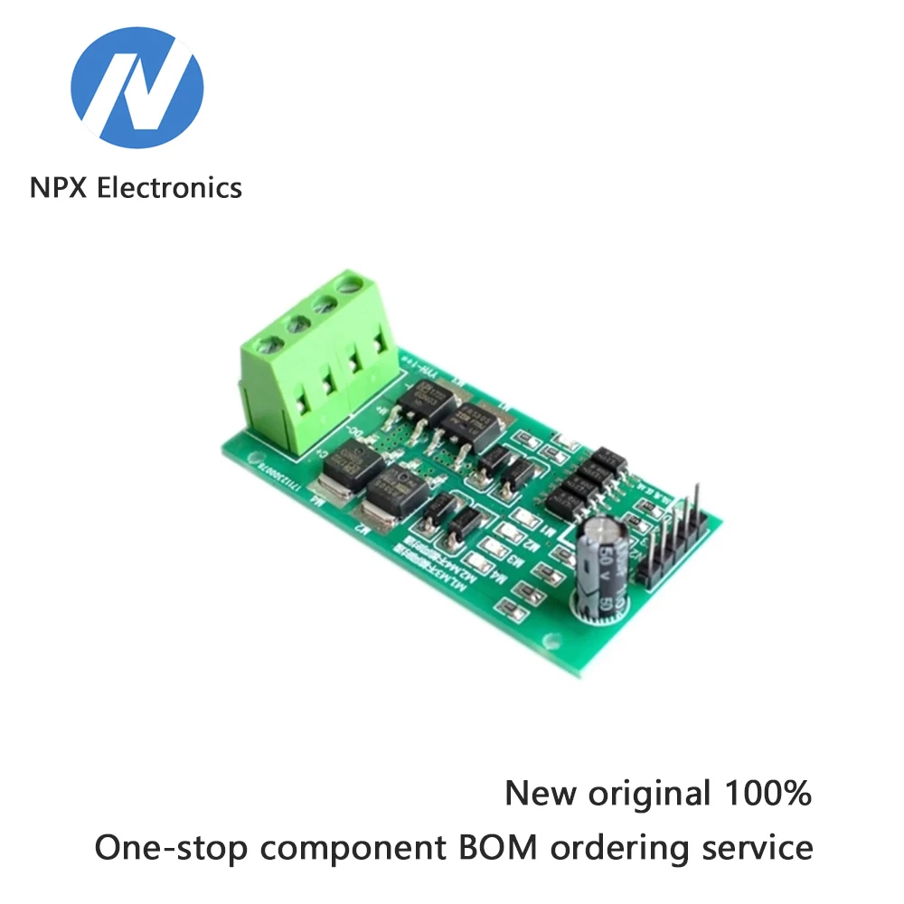 

Модуль платы привода двигателя постоянного тока с полным H-мостом, мощный ШИМ-регулировка скорости, вращение вперед и назад, торможение